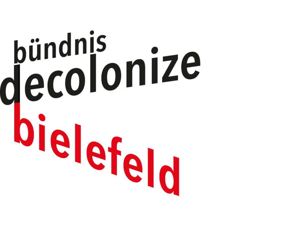 Logo Bündnis Decolonize Bielefeld